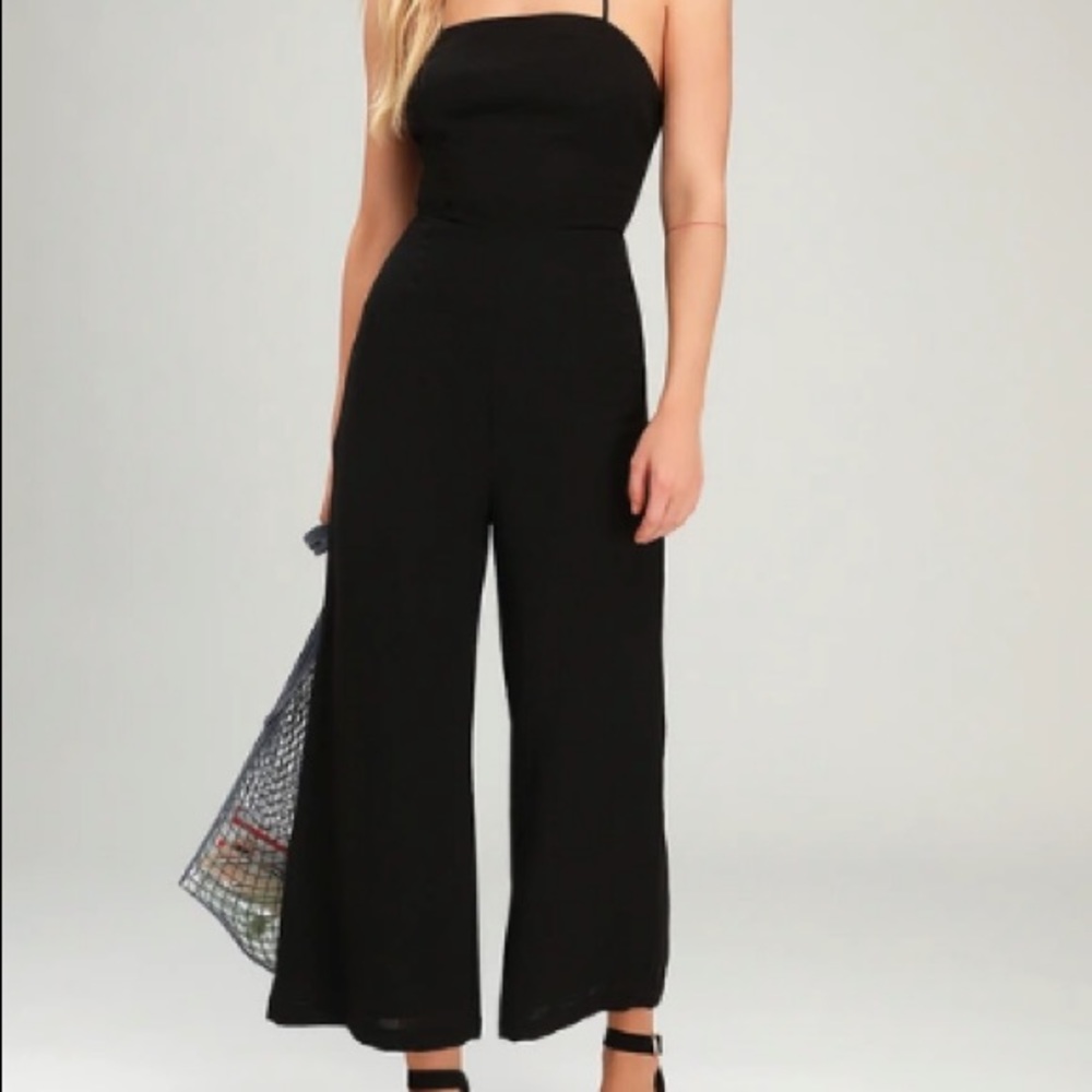 NWT Lulus black jumpsuit